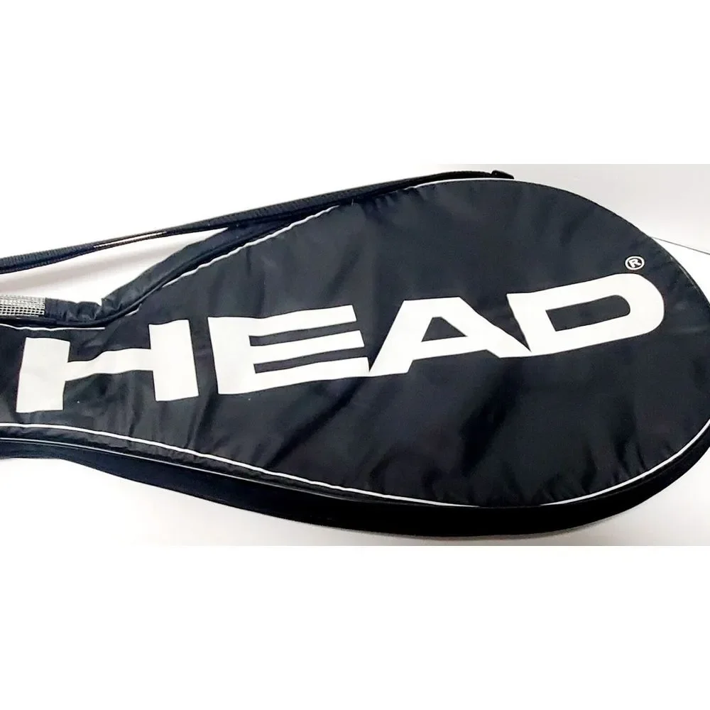 HEAD Tennis Single Racquet Cover Carrier Vinyl Black/White Zip 28.5x13.5x1.5